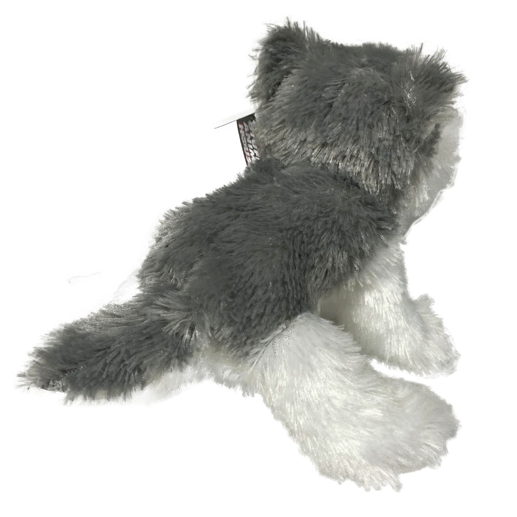 7" Maplefoot Husky stuffed animal side view