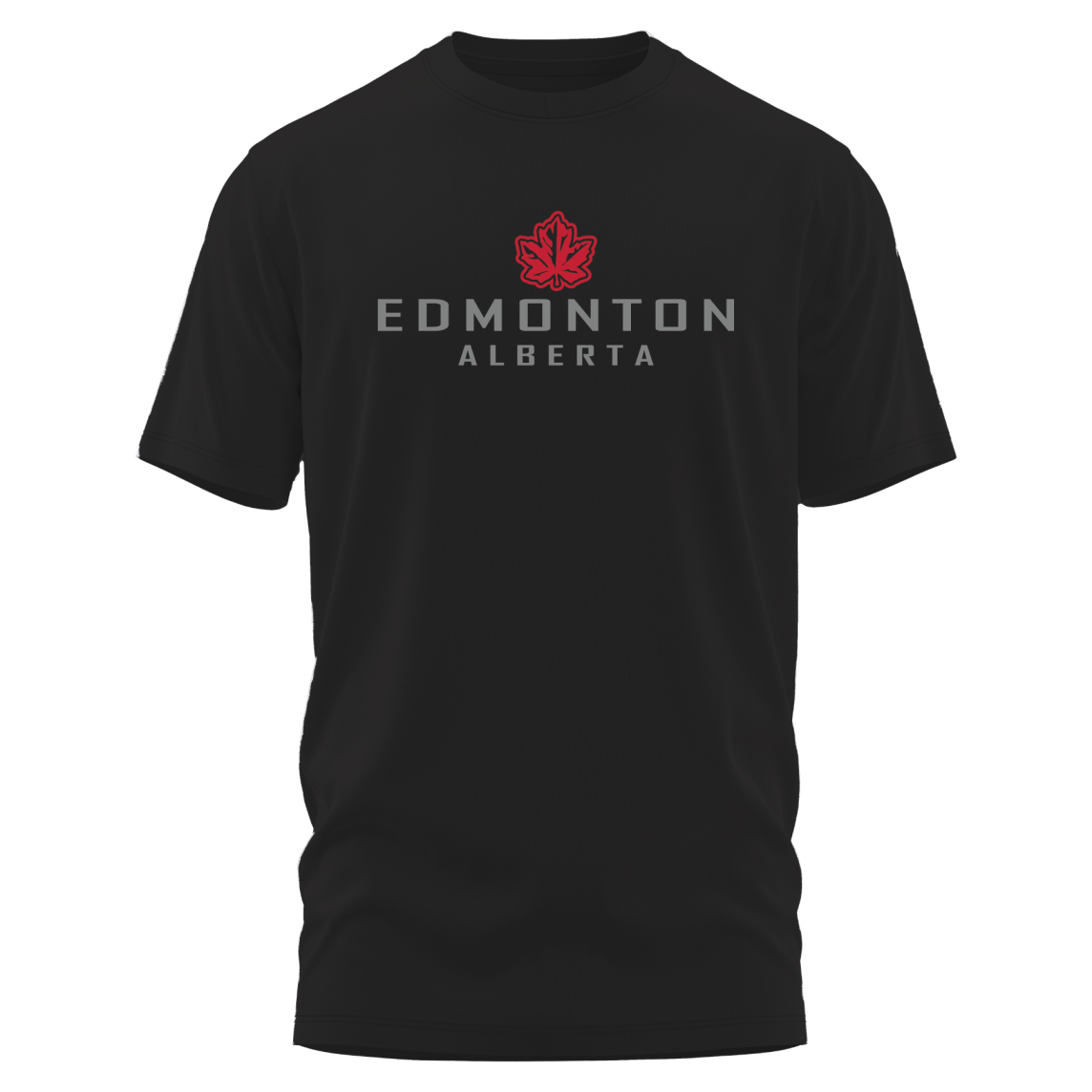 OCG Edmonton Embroidered Tee Shirt in Black