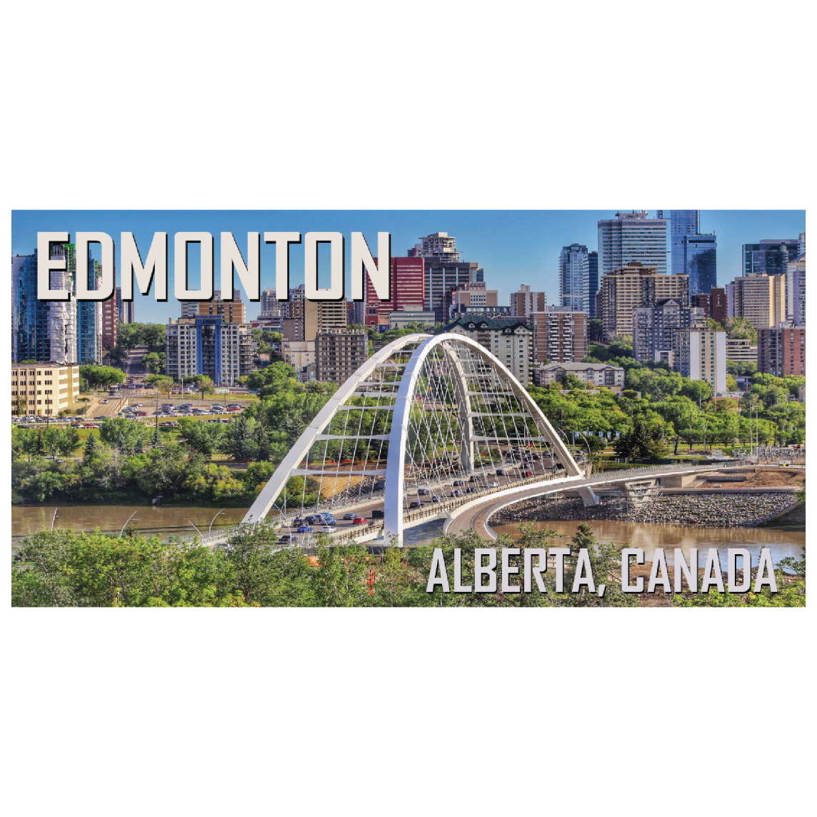 OCG Edmonton Walterdale Bridge Day Magnet