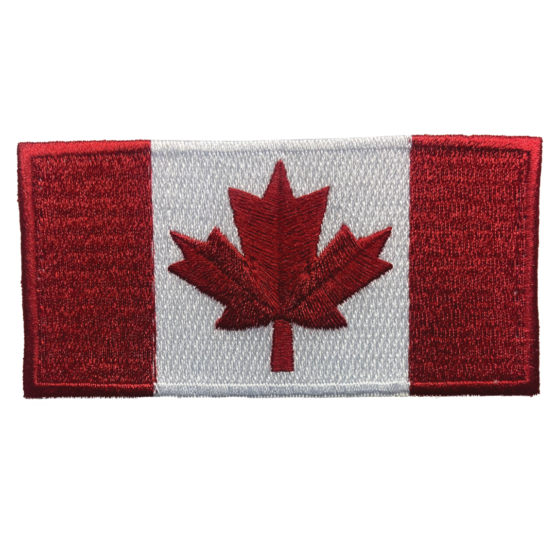 Canada Flag Embroidered Patch 2x4"