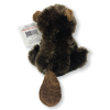 7" Maplefoot beaver stuffed animal back view